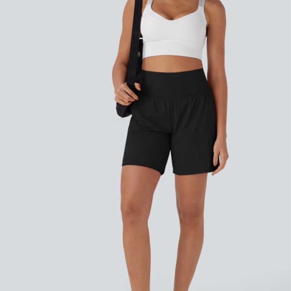 HALARA Women's Black Athletic Shorts NWOT